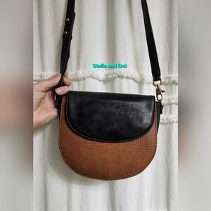 Stella & Dot Black and Tan Crossbody Bag. Price Is Firm.